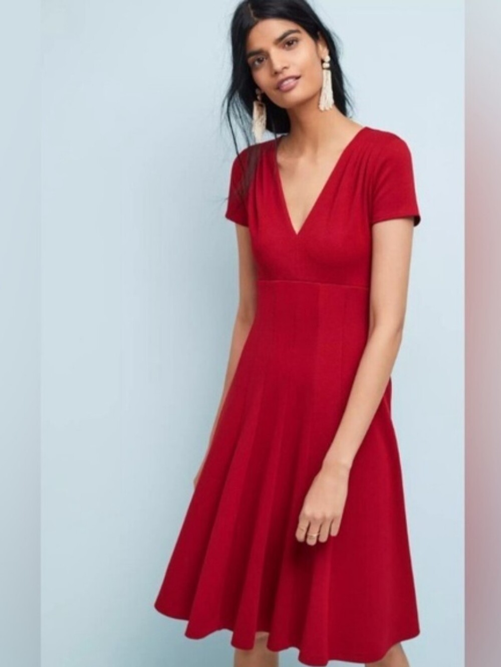 Anthropologie Maeve Lincoln Center midi dress